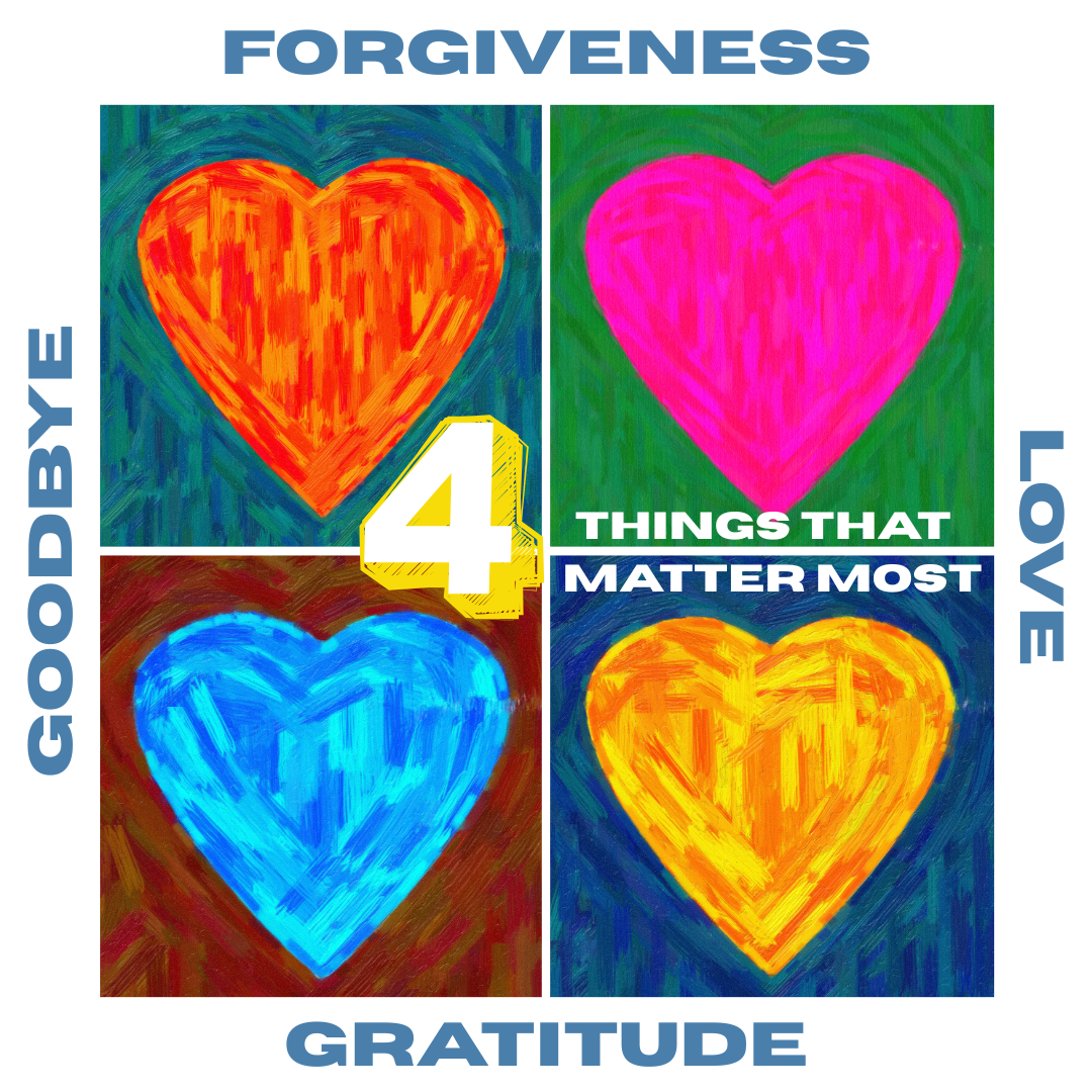 4 Things that Matter Most logo of 4 hearts