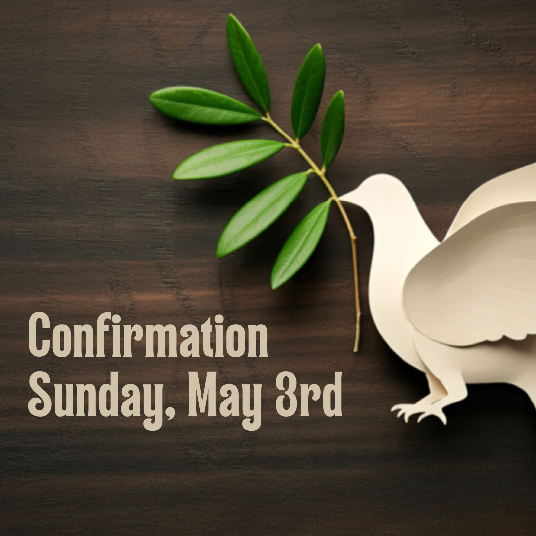 Confirmation Sunday, May 3rd
