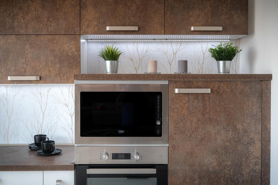 Kitchen interior design oven