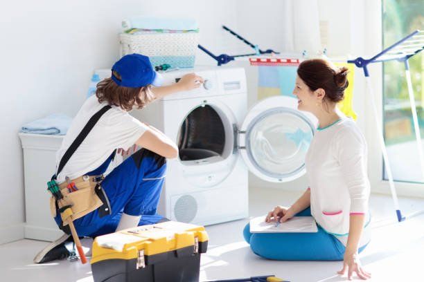 Washing machine repair technician