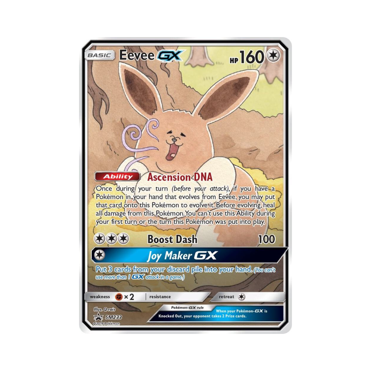 pokemon cards eevee gx Pokmon 2020 Regional League Participation (2020) # 132/SM The photo(s) provided are of the listed card. Pokemon Eevee GX SM242