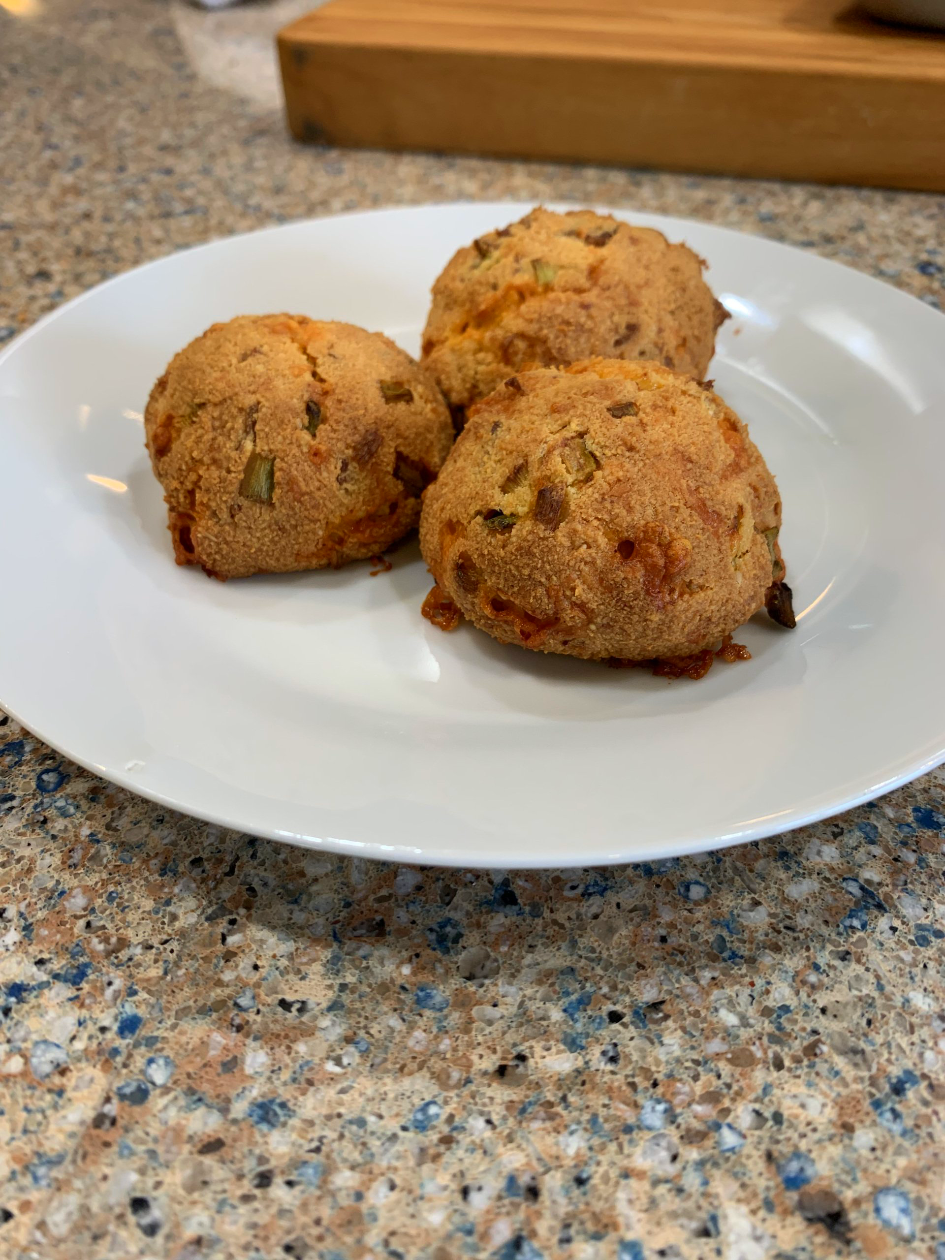 Almond Flour Cheddar Biscuits