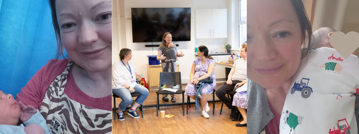 Lisa doing doula work in South West London