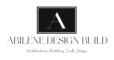 Logo for Abilene Design Build, featuring a black box with a white 'A' and the company name in elegant black text.