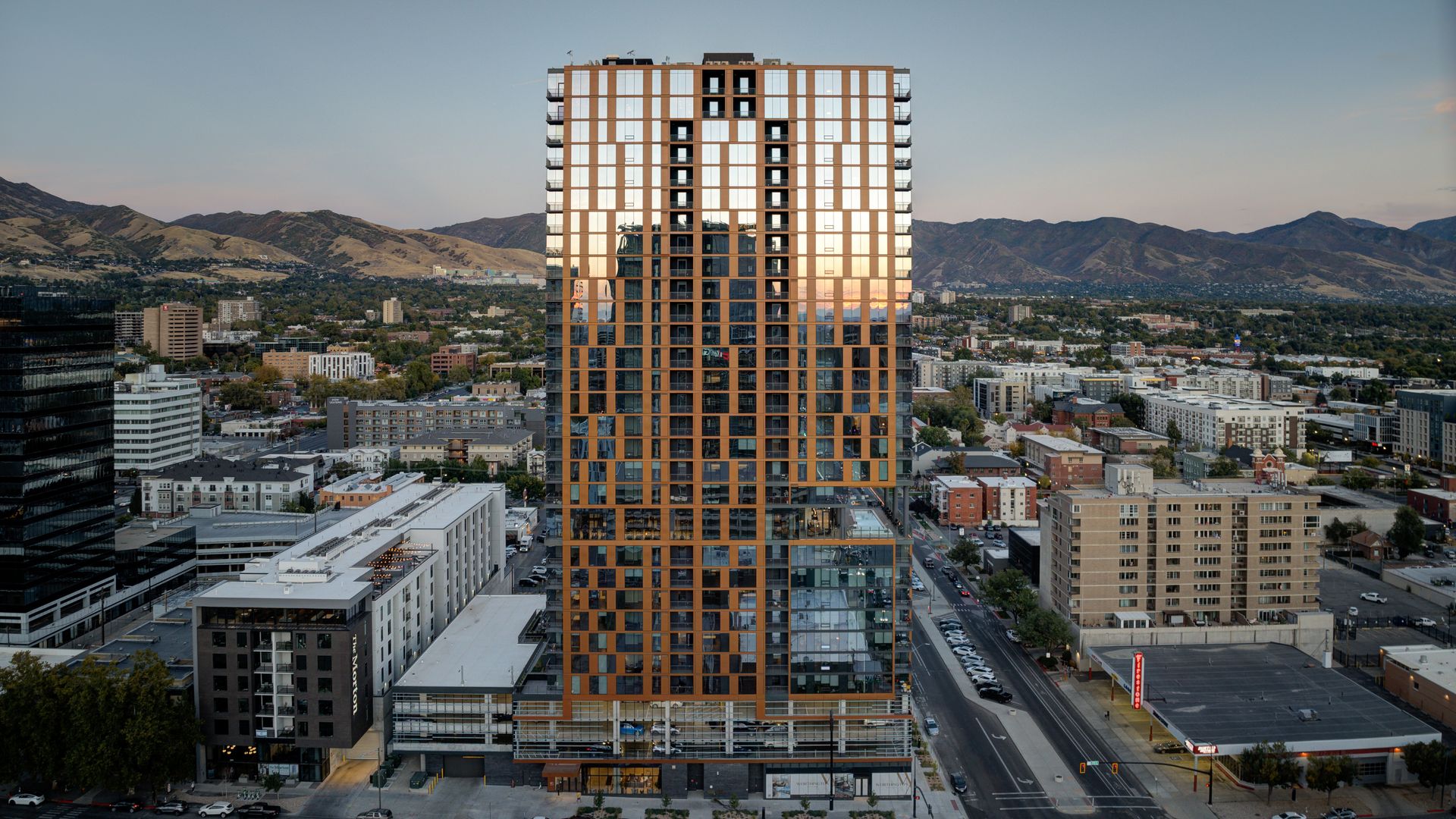Towering Construction Adds to Glistening Skyline