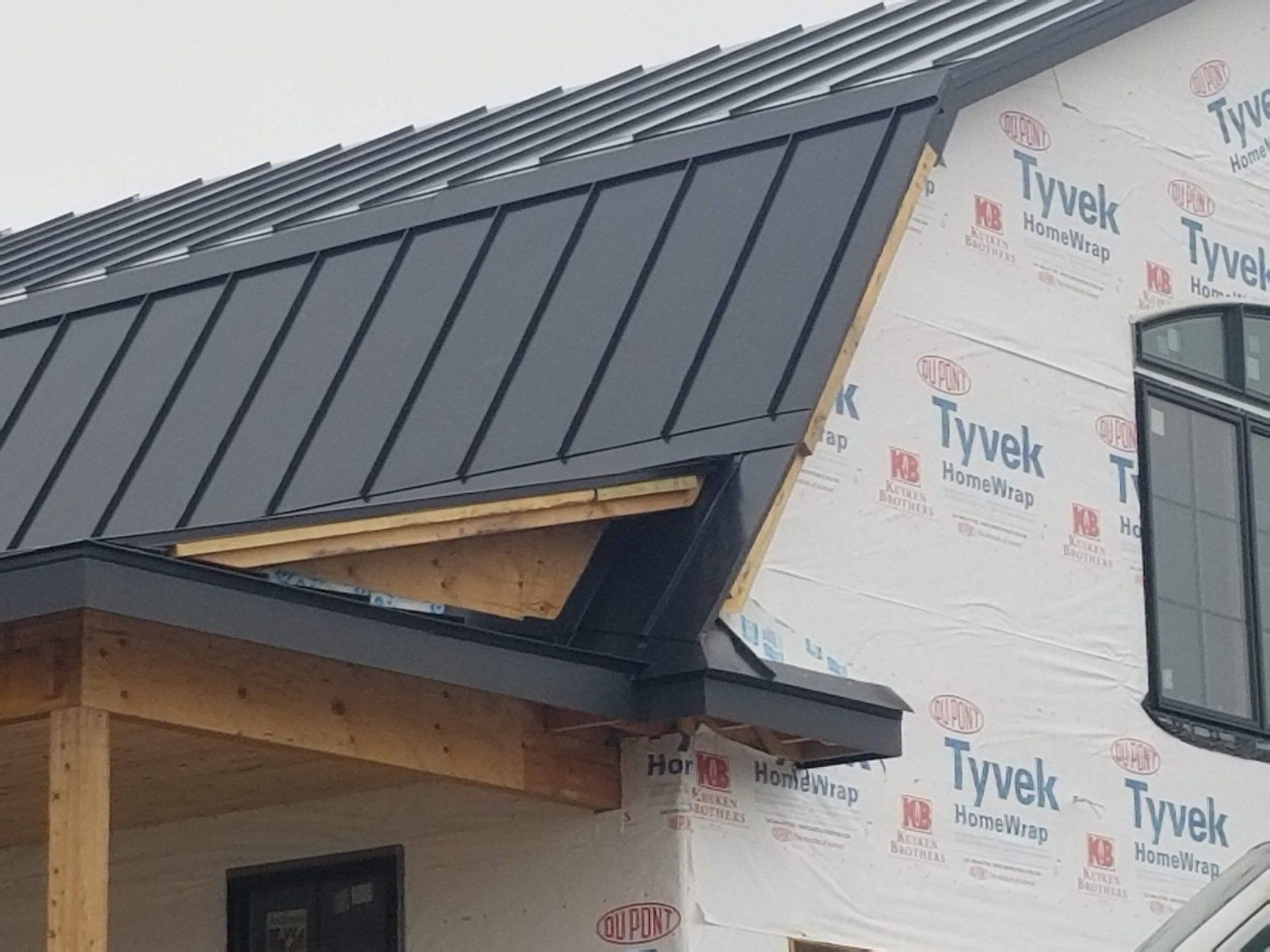 Man Installing New Roof — Kingston, NY — ProBend Corp Custom Exteriors Man Installing New Roof — Kingston, NY — ProBend Corp Custom Exteriors