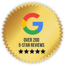 Over 200 Google Reviews Over 200 Google Reviews