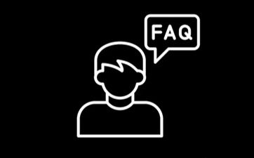 White outline of person with
