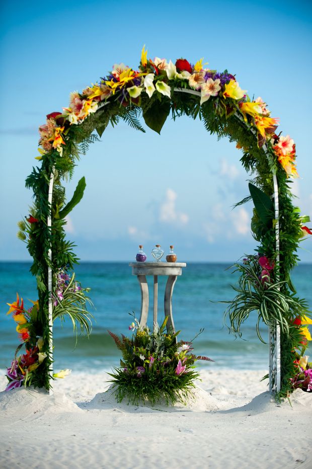 beach wedding in Florida Panhandle