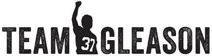 Black TEAM GLEASON logo with a raised arm silhouette and number 37 in the center