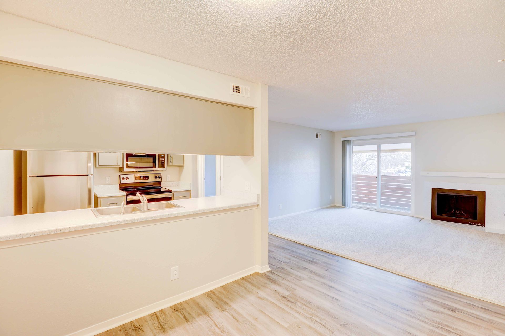 Modern photo of kitchen and kitchen island