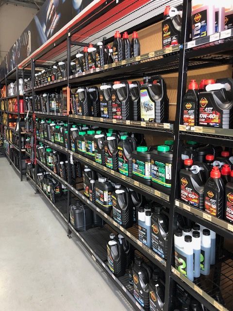 A Store Filled With Lots Of Different Types Of Oil — Auto Spares Morisset In Morisset, NSW