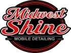 Midwest Shine Mobile Detailing logo in red, black, and white