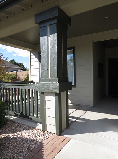 newly painted house
