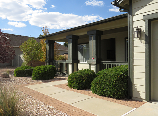 newly painted house