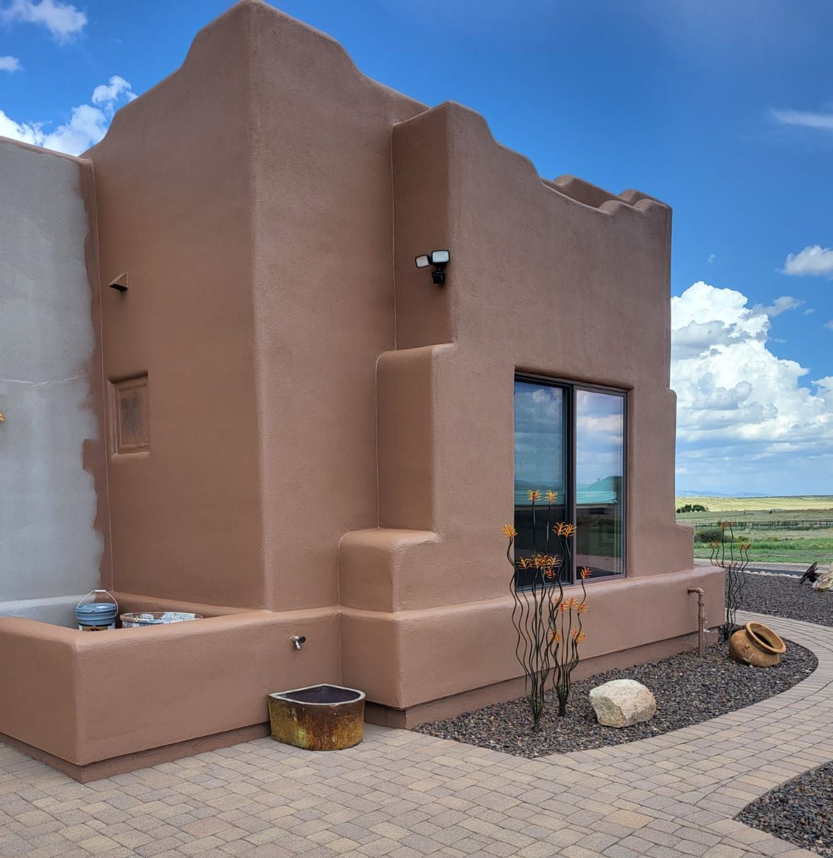 stucco home