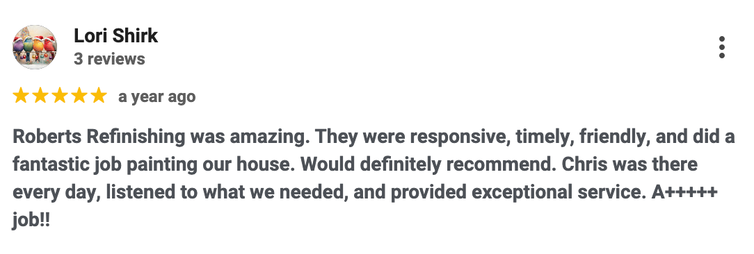 Google review