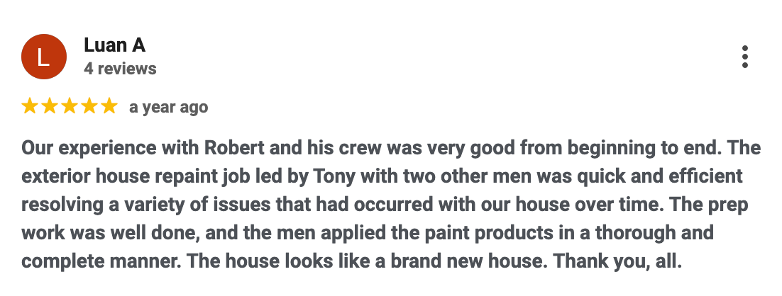 Google review