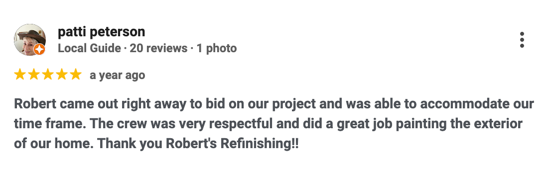 Google review