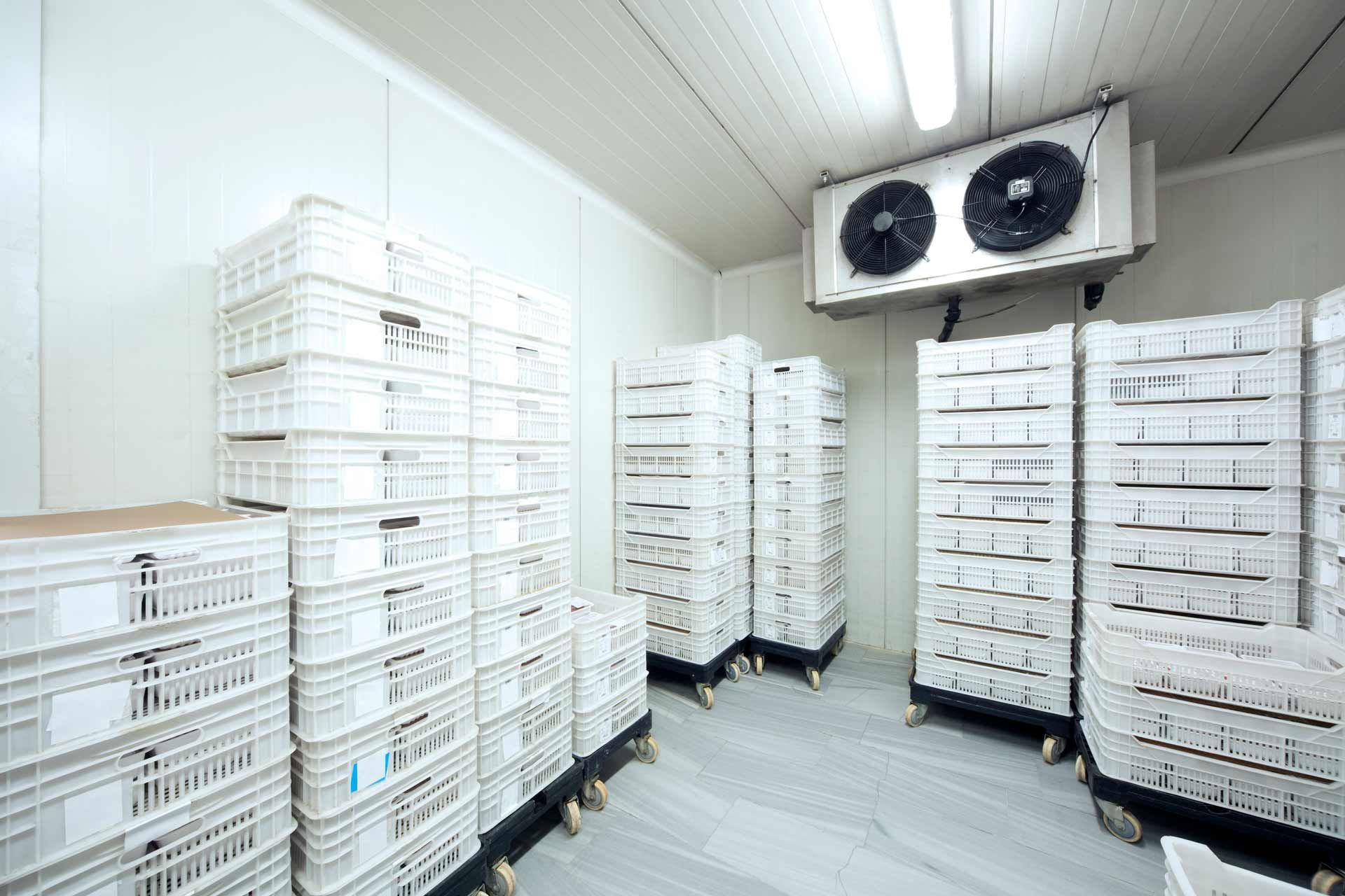 Cool room storage space