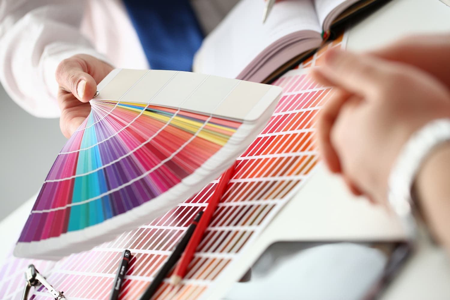 A Person Is Holding a Palette of Colors in Their Hands — A Brush With Colour in Urraween, QLD