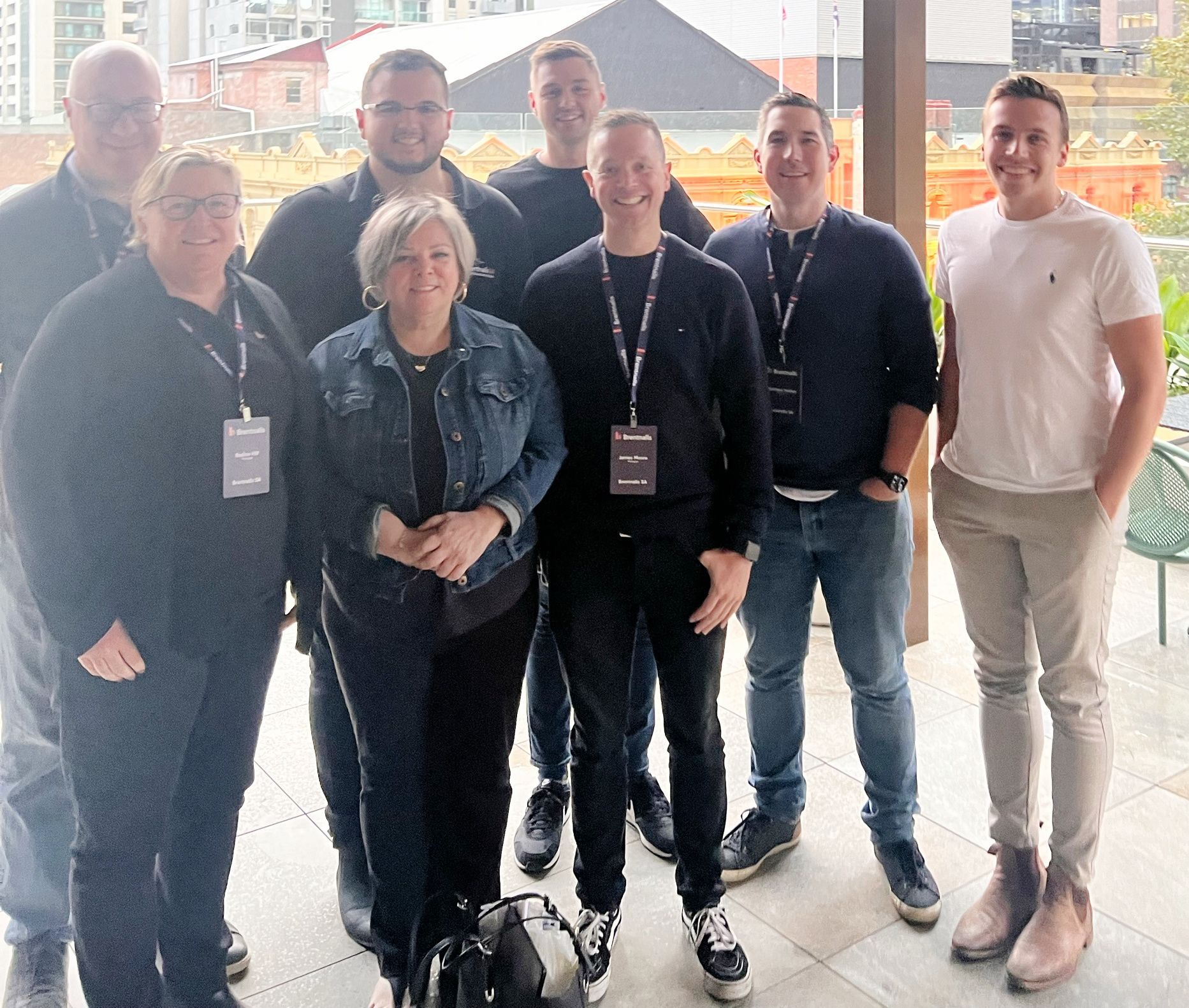 Attendees from Brentnalls SA at the National Affiliation Conference.