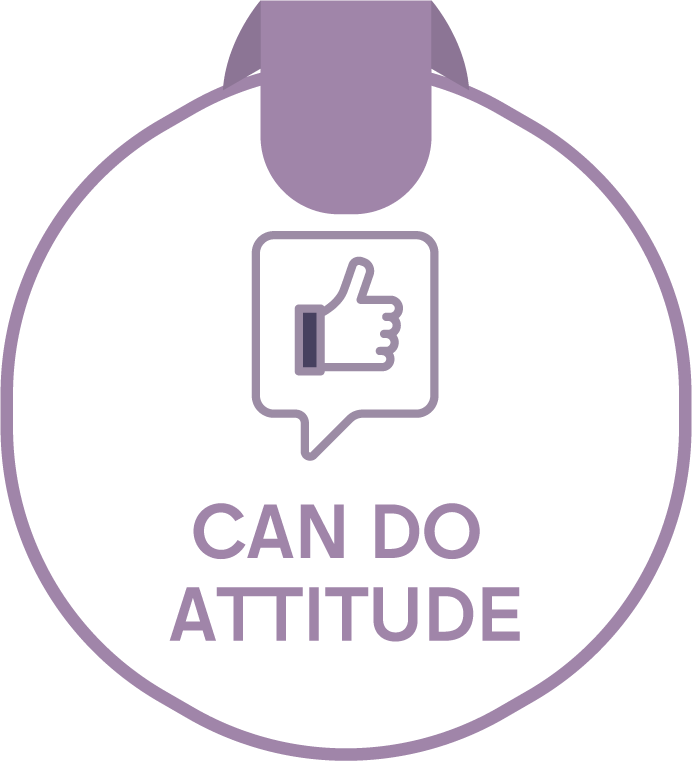 Can do attitude value logo