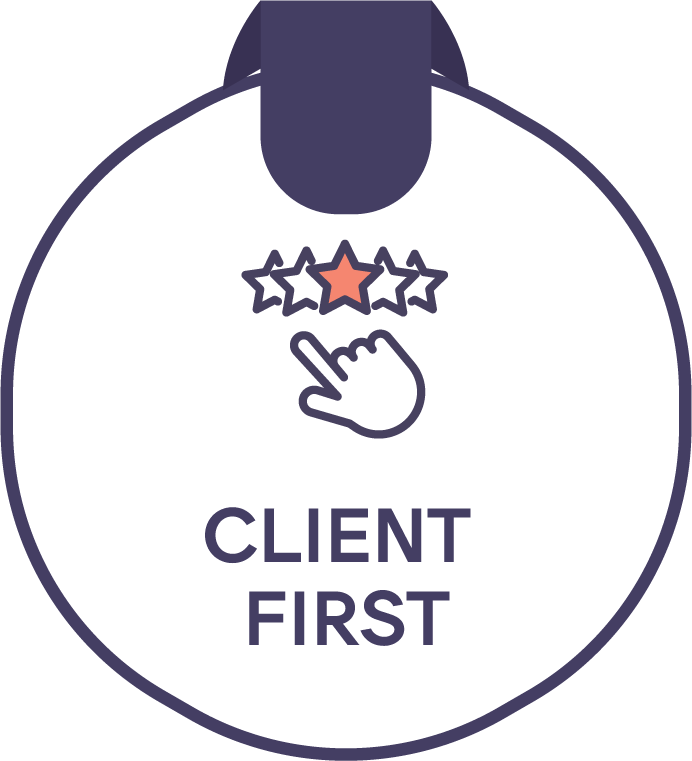 Client first value logo
