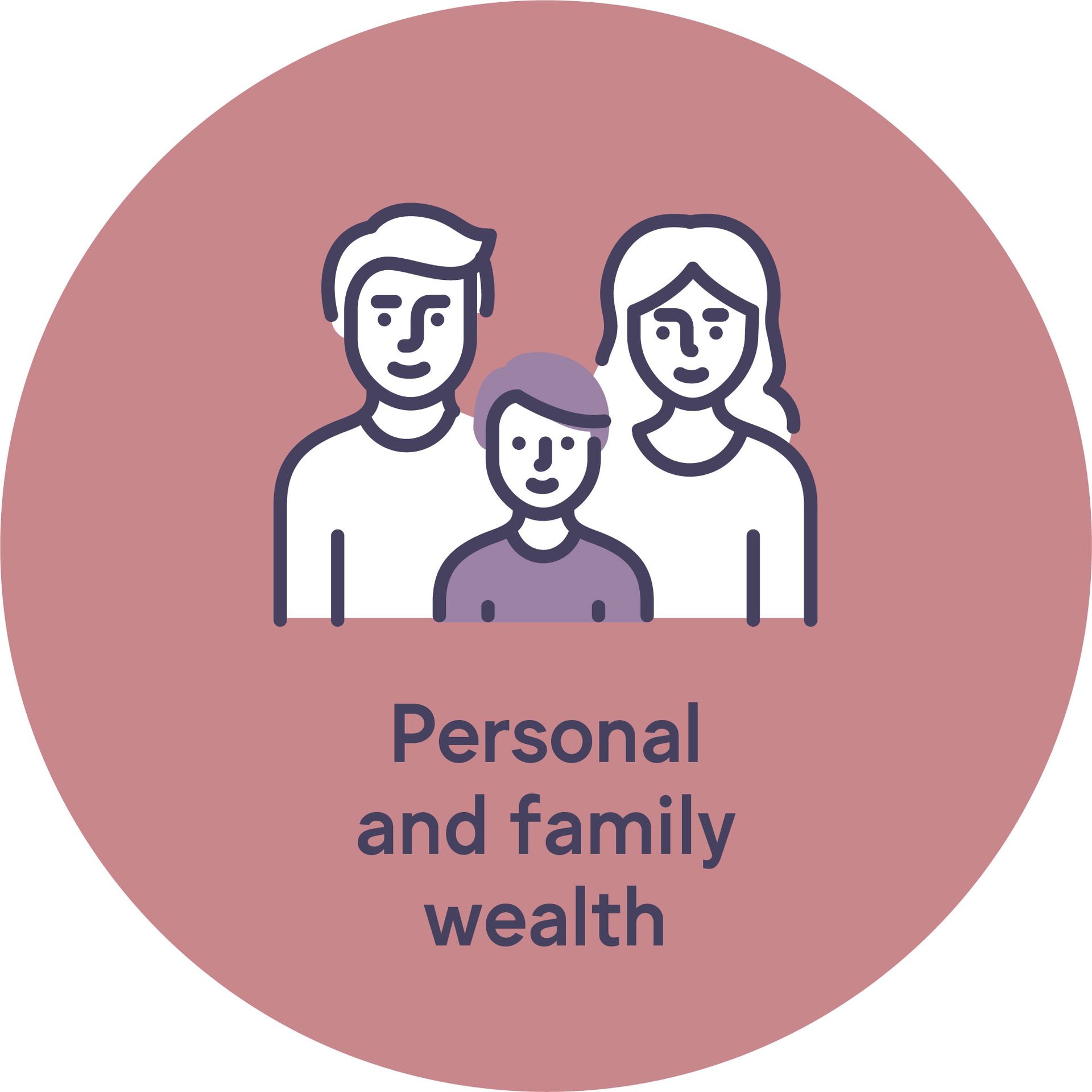 Personal and family wealth logo,