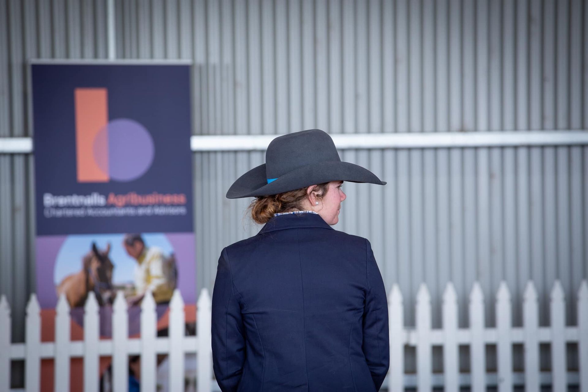One of the judges at the Penola Cattle Show sponsored by Brentnalls SA.