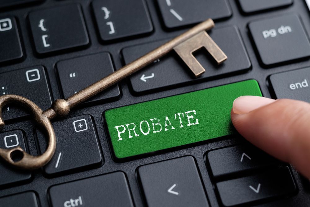 Hand Pressing a Key Labeled Probate — Hannaway Lawyers in Port Macquarie, NSW