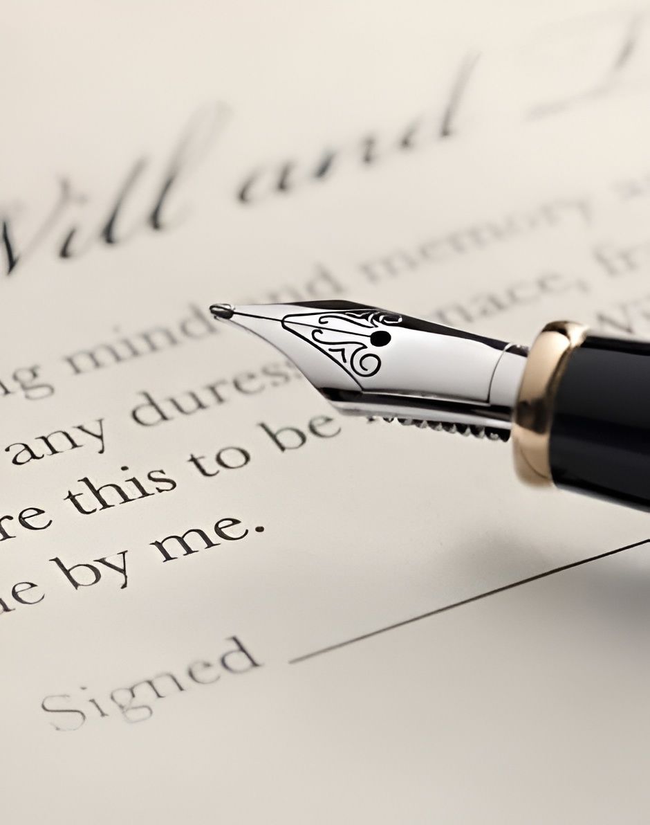 Fountain Pen on a Will, About to Sign — Hannaway Lawyers in Kempsey, NSW