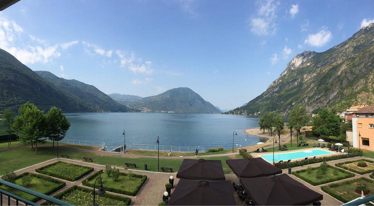 Meer van Lugano vanaf Palazzo
