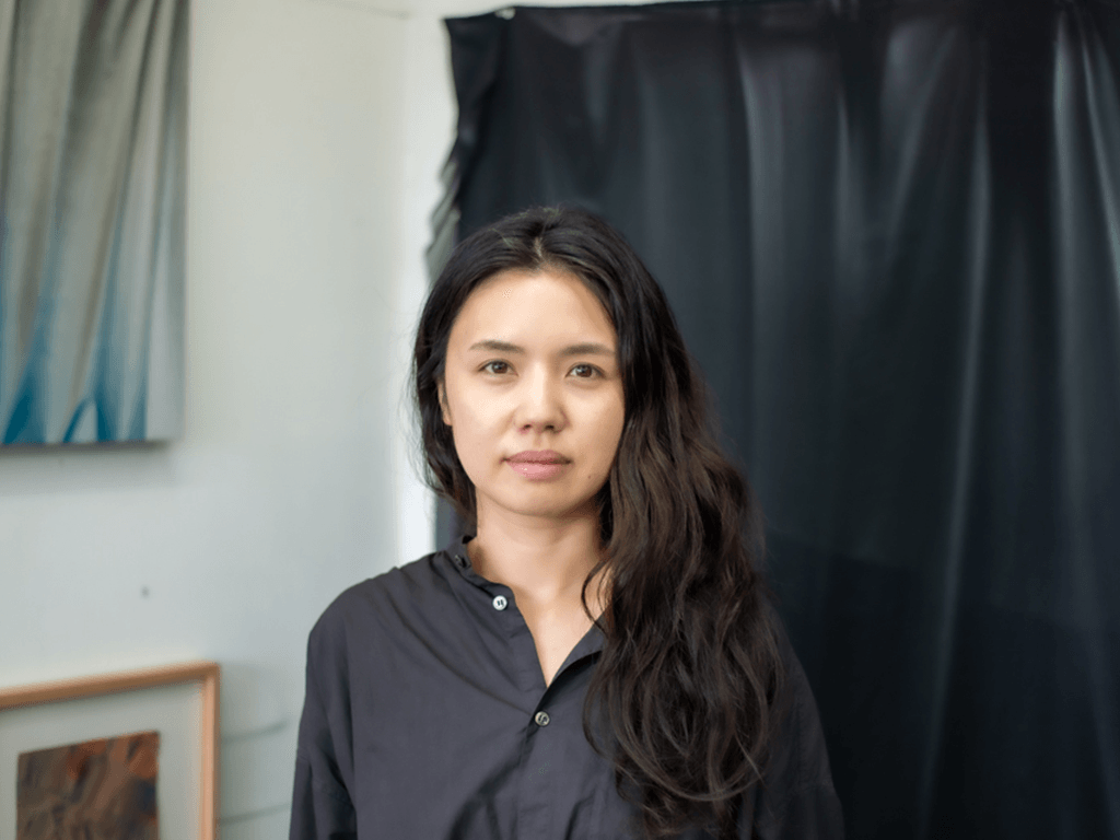Portrait of the Japanese contemporary artist Reiko Kinoshita
