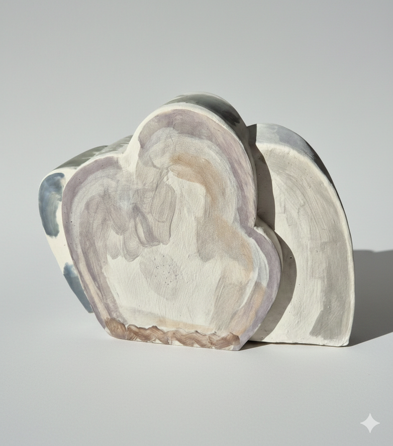 Ceramic sculpture by Japanese artist Chisato Yasui