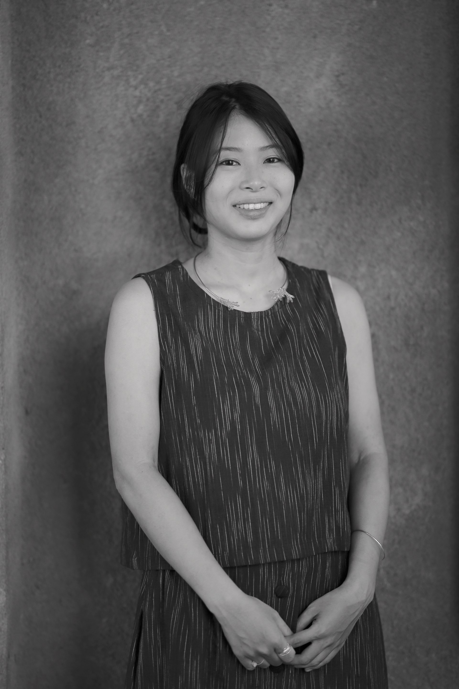 Portrait of Japanese contemporary artist Teruri Yamawaki