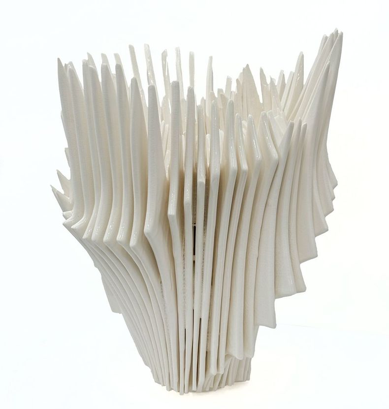 Ceramic sculpture by Japanese artist Yuki Nara