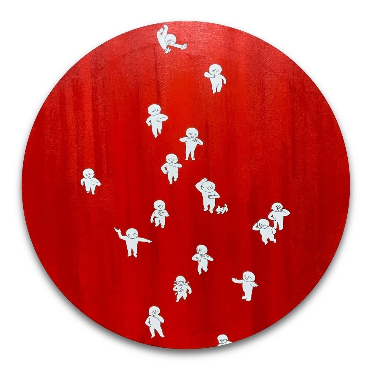 Walk this way, painting by Cute Fukuda