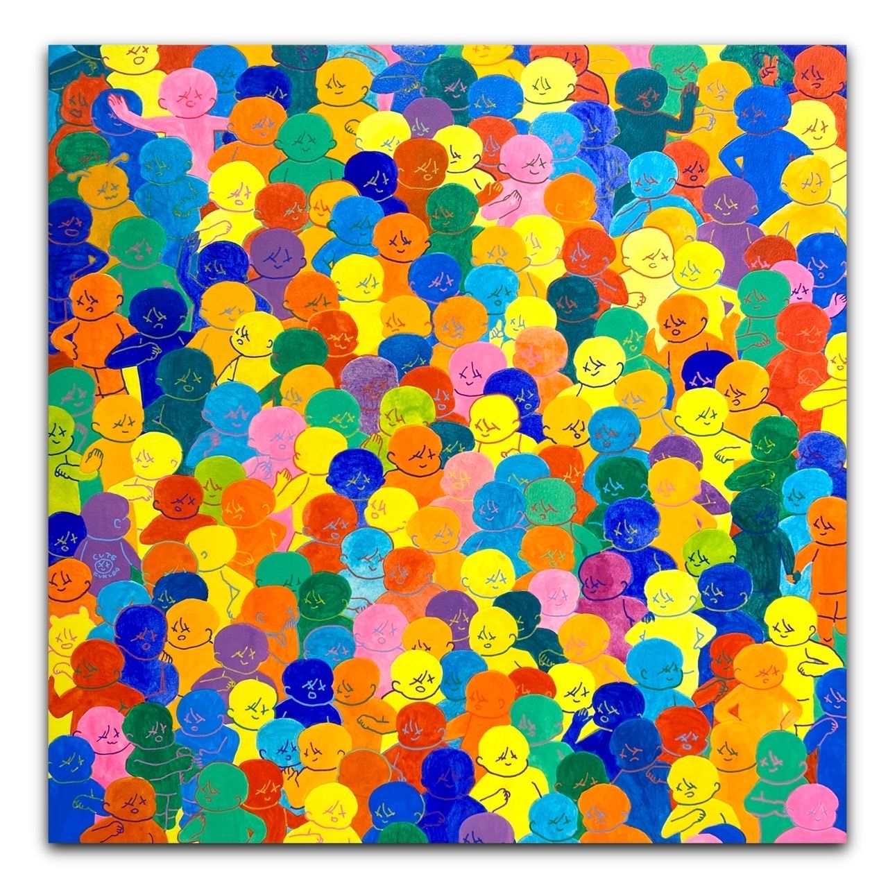 Planet of Life, painting by Cute Fukuda