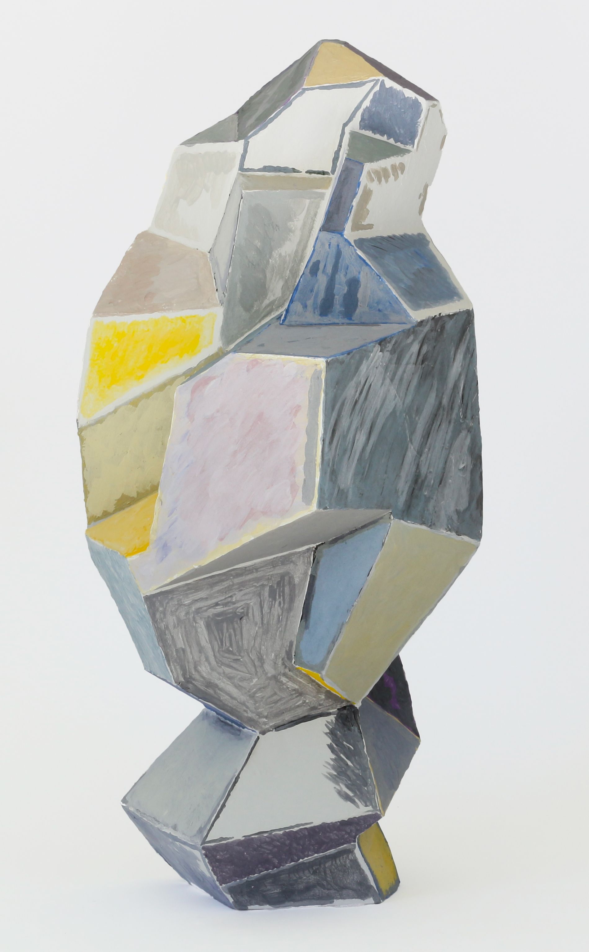 Abstract sculpture in ceramic by Japanese artist Chisato Yasui.