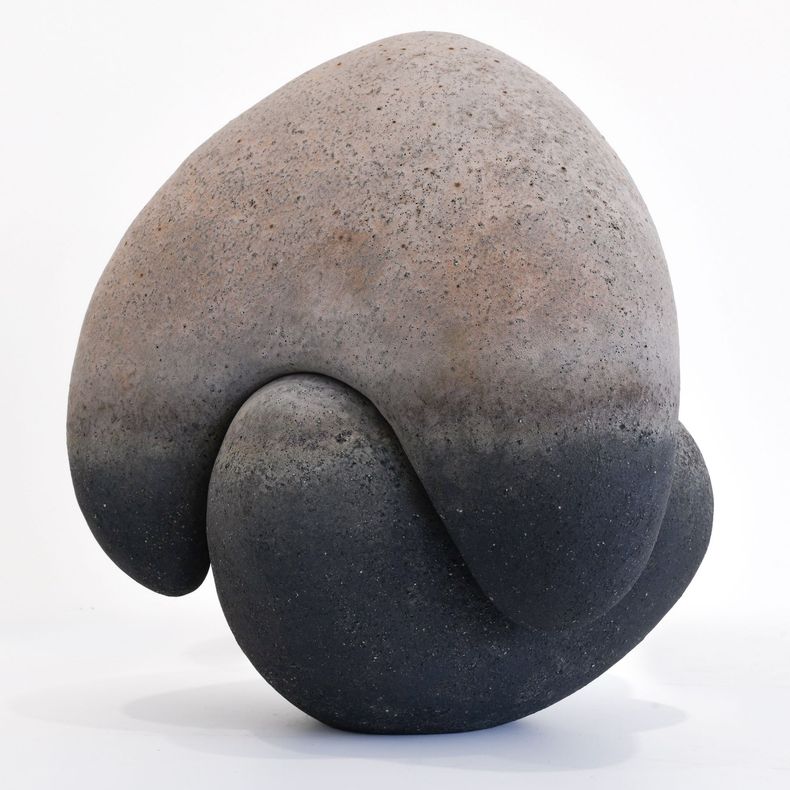Ceramic sculpture by Japanese artist Kenji Gomi