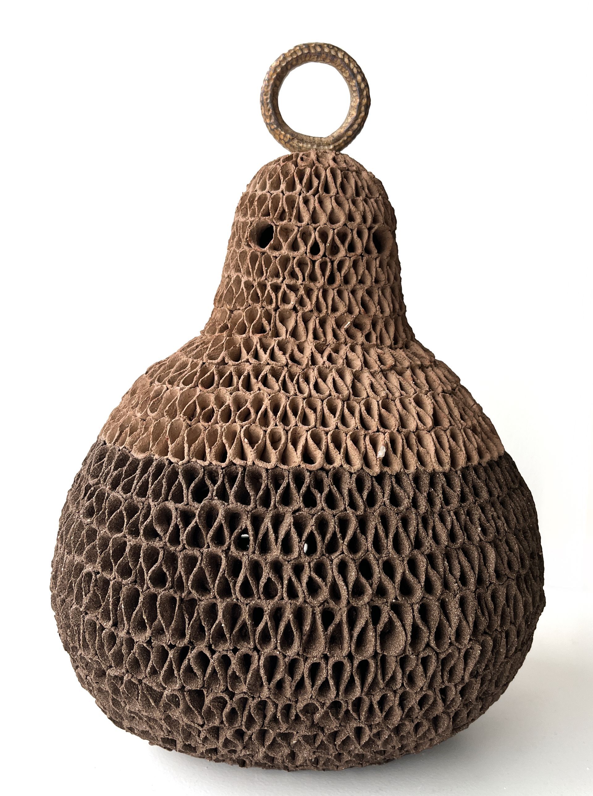 Sculpture in ceramic by Japanese artist Teruri Yamawaki.