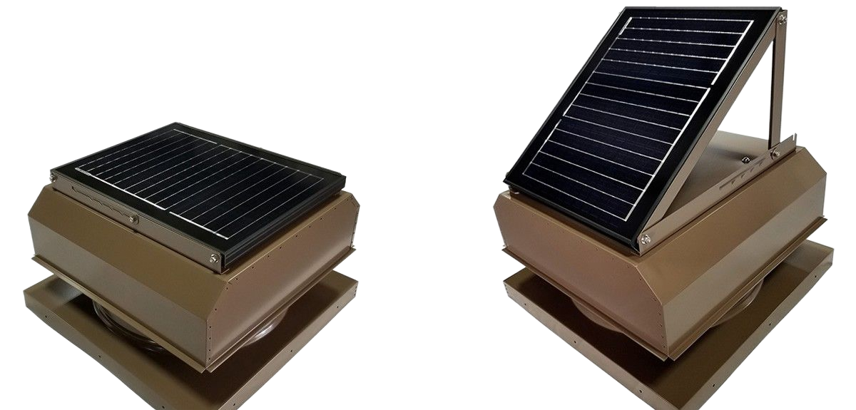 Curb-Mount Solar Attic Fans
