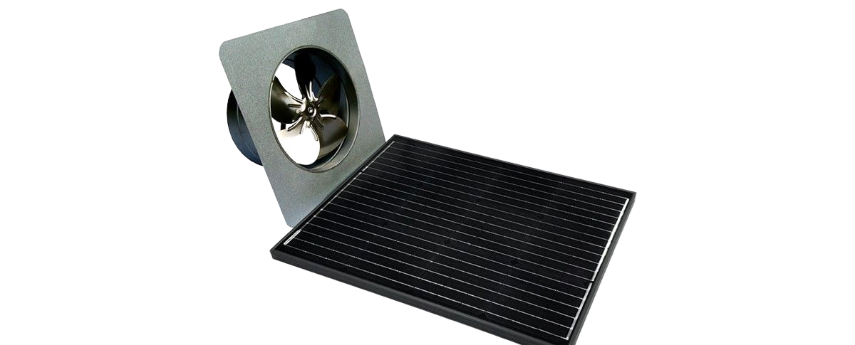 Gable Wall-Mount Solar Attic Fans