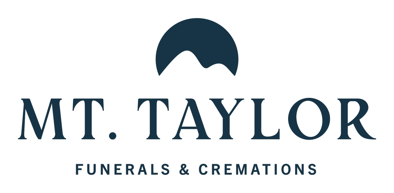 The logo for sample funeral home is shown on a white background.
