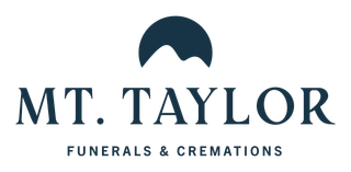 The logo for sample funeral home is shown on a white background.