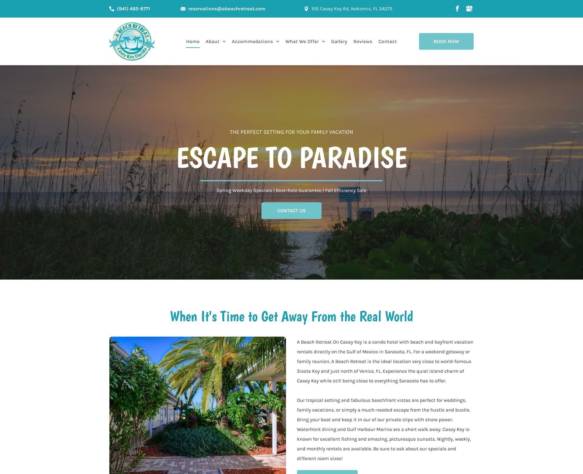 A Beach Retreat On Casey Key