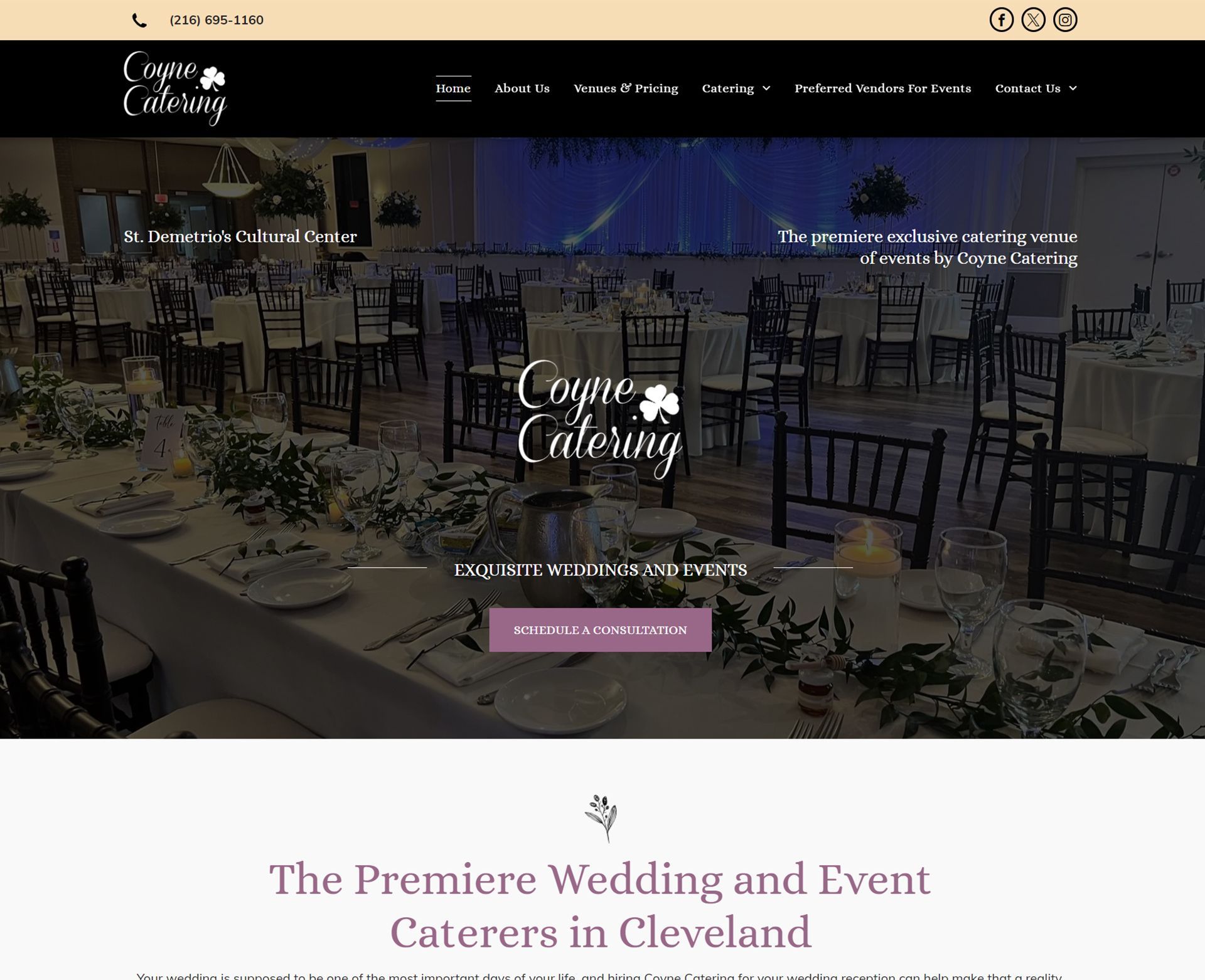 Engage Portfolio Coyne Catering
