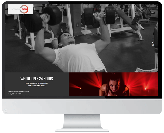 Engage website portfolio Fitness/Health