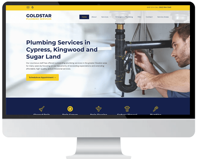 Engage website portfolio HVAC/Electrical/Plumbing